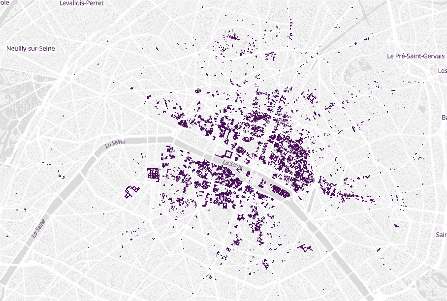 Map Of Buildings Pre 1800 — Paris Property Group