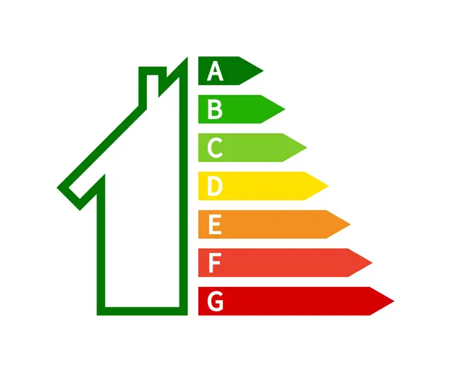 Energy efficiency ratings for homes in Paris.